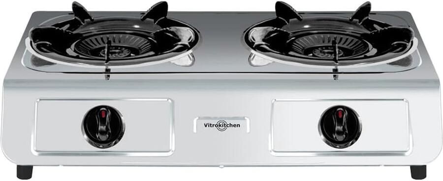 Gasgrill Barbecue Buiten koken Eenvoudig in gebruik 260 watt Zwart
