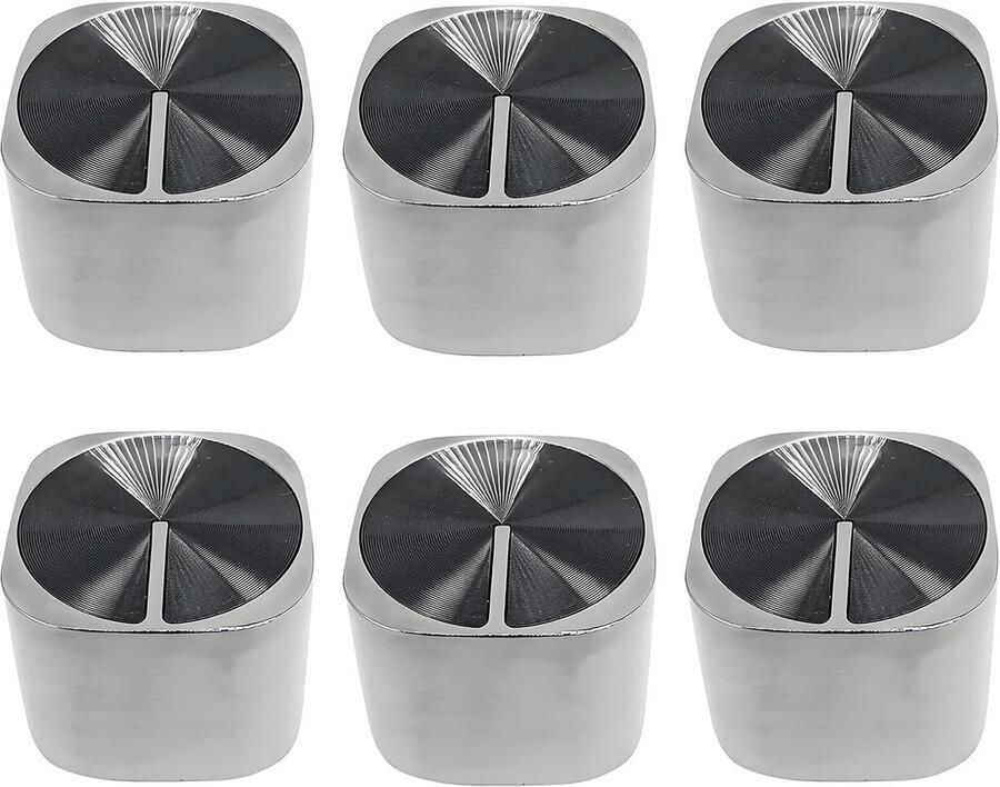 Gashendels 6 mm metalen knoppen voor fornuis en oven stevige pasvorm ShopVlot