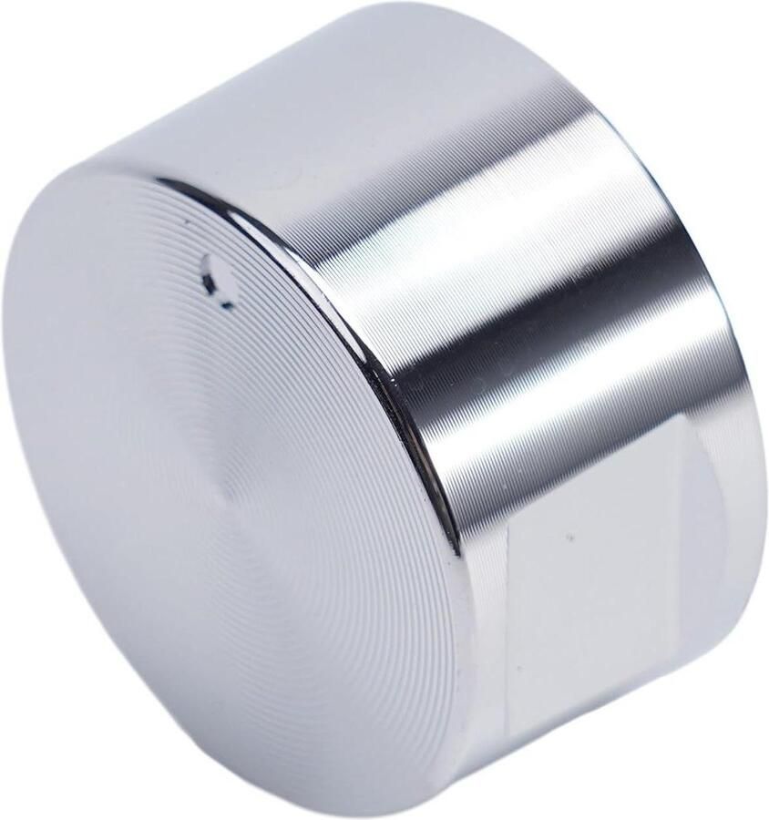 Gaskookplaat Knoppen Draaisschakelaars Oven Kookplaat Reparatie Zinklegering Materiaal 38x19mm 6mm Gat Zilver