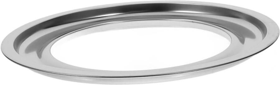 Gaspit Lekbak Keukenaccessoire Schoon Koken Roestvrij Staal 23.6 cm Zilver
