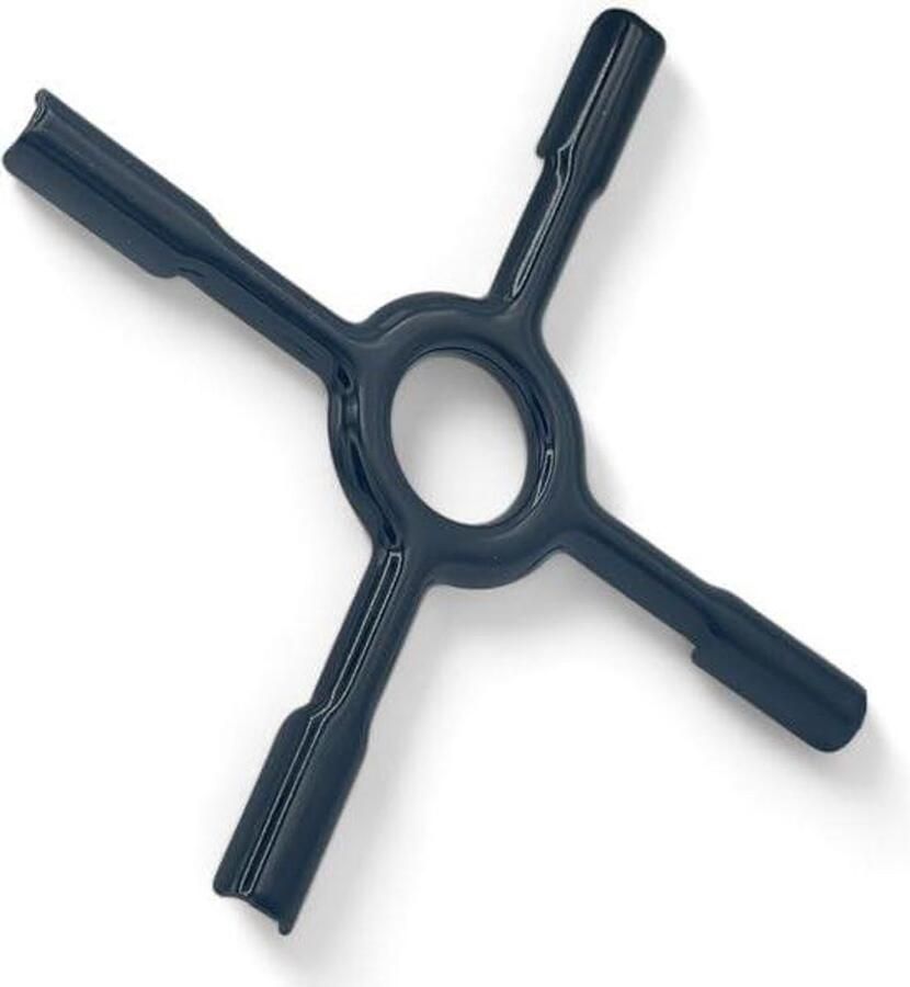 Gaspit Verkleiner Kruisreductie Gaskookplaat Gelijkmatig Koken Stabiele Ondersteuning Kleinere Pannen 15 cm Zwart