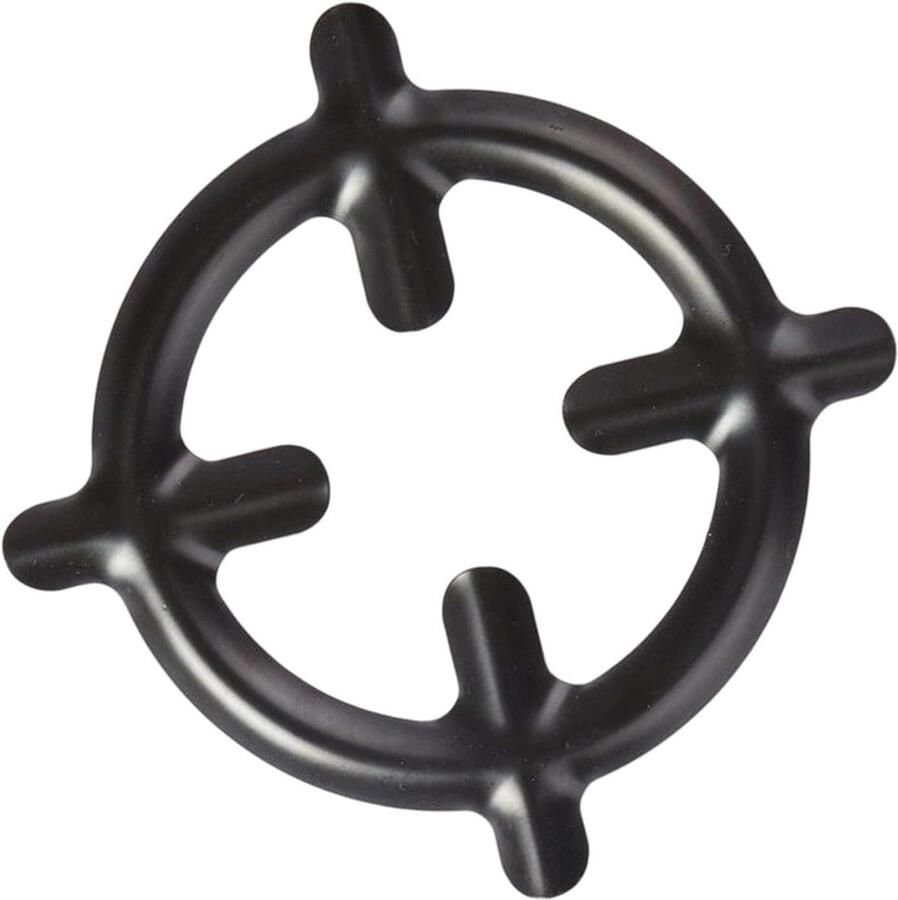 Gasring Verkleiner Kookplaat Onderstel Stabiel Koken Gelijkmatige Warmteverdeling 17 x 13 x 15 cm Zwart