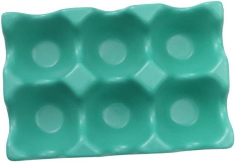 Gatuida 6 Eierhouder Aanrecht Lade Opbergdozen Decoratief Ouderwetse Koelkast Bakken Met Deksels Gevulde Eieren Praktisch Eierrekje Bewaardoos Voor Eieren Keramiek Versieren