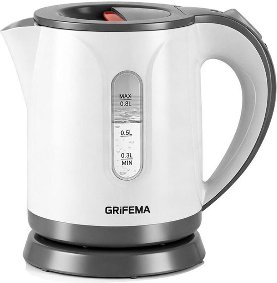 GC1001 Waterkoker 0 8 Liter 1100W Vermogen 360 Graden Voet Uitneembaar Antisch Filter Beveiligingssysteem Kunststof