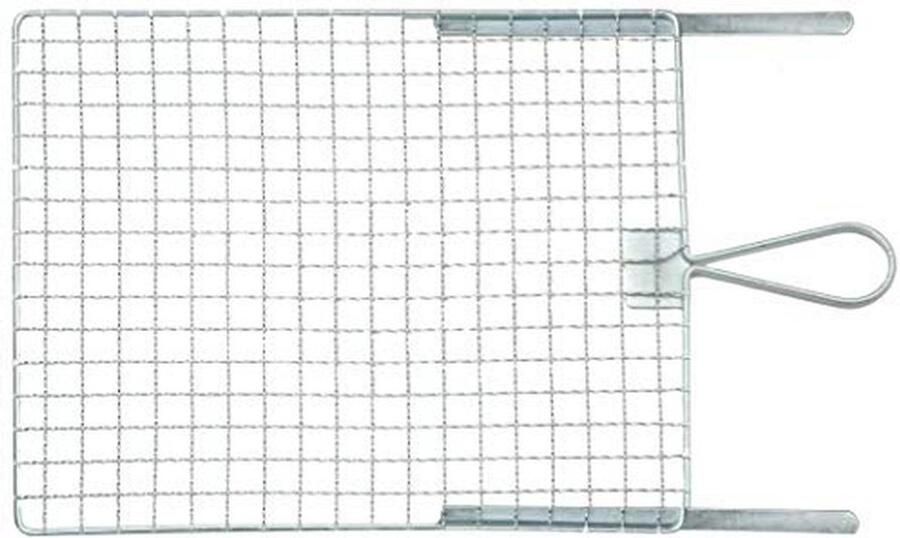 Geanodiseerde schilder grille 26 x 30 cm met buigingsstrepen
