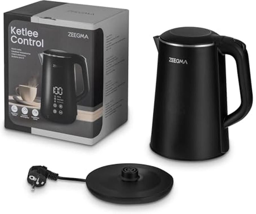 Geavanceerde Elektrische Waterkoker met Display en Precieze Temperatuurregeling van 20 tot 100°C