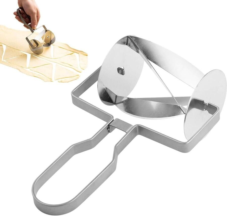 Gebaksnijder Taartverdeler Pizzasnijder Bakken Snijden Gestroomlijnd Werkmoment 11x175 cm Zilver