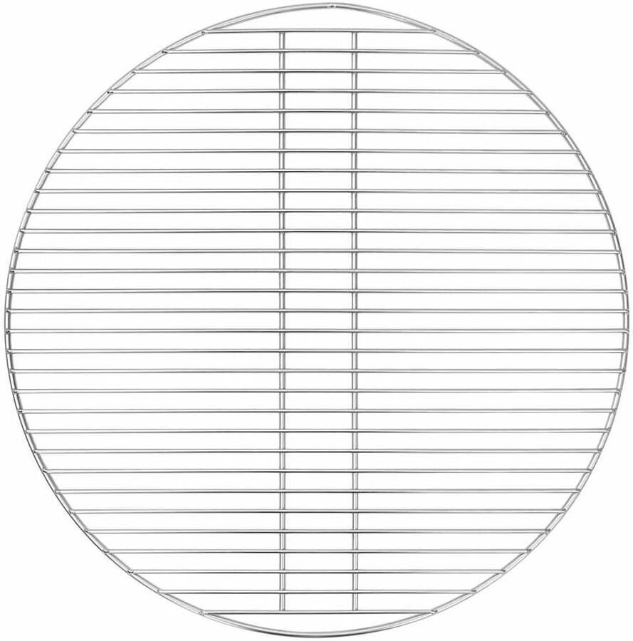 Gecheer Grillrooster roestvrij staal Ø 57 cm roestvrij eenvoudige reiniging voor outdoor barbecues kleine groepen 42008308