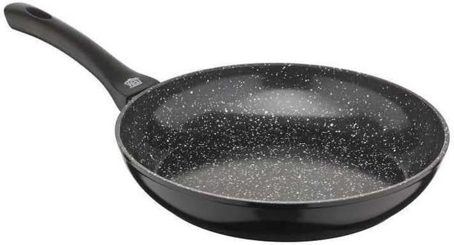 Gecoate Braadpan Koekenpan Antiaanbak Vetarm Braden Krasbestendige Coating 28 cm Zwart