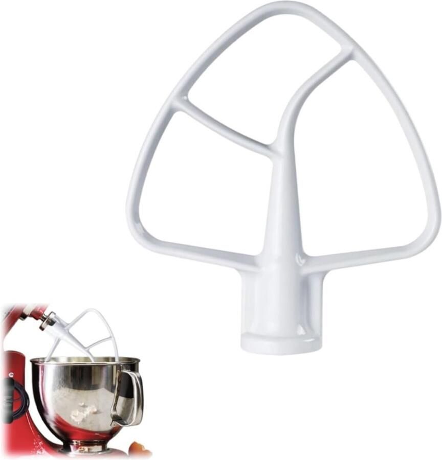 Gecoate platte roerder voor 4 5-5 Qt keukenmachines aluminium mixeraccessoires bakgerei en kookhulpmiddelen voor perfecte mengresultaten
