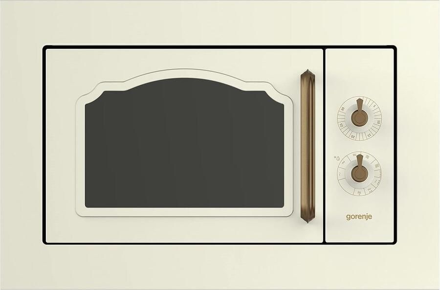 Gecombineerde Magnetron Oven Apparaat Snel Eten Bereiden Ruime Inhoud 23L 59cm Breed Ivoorkleurig