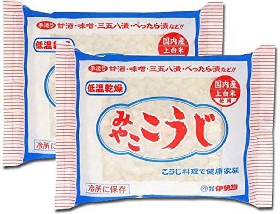 Gedroogde Koji Gemoute Rijst voor Shio Koji Miso Sweet Sake en Tsukemono Pickles (2x200g)