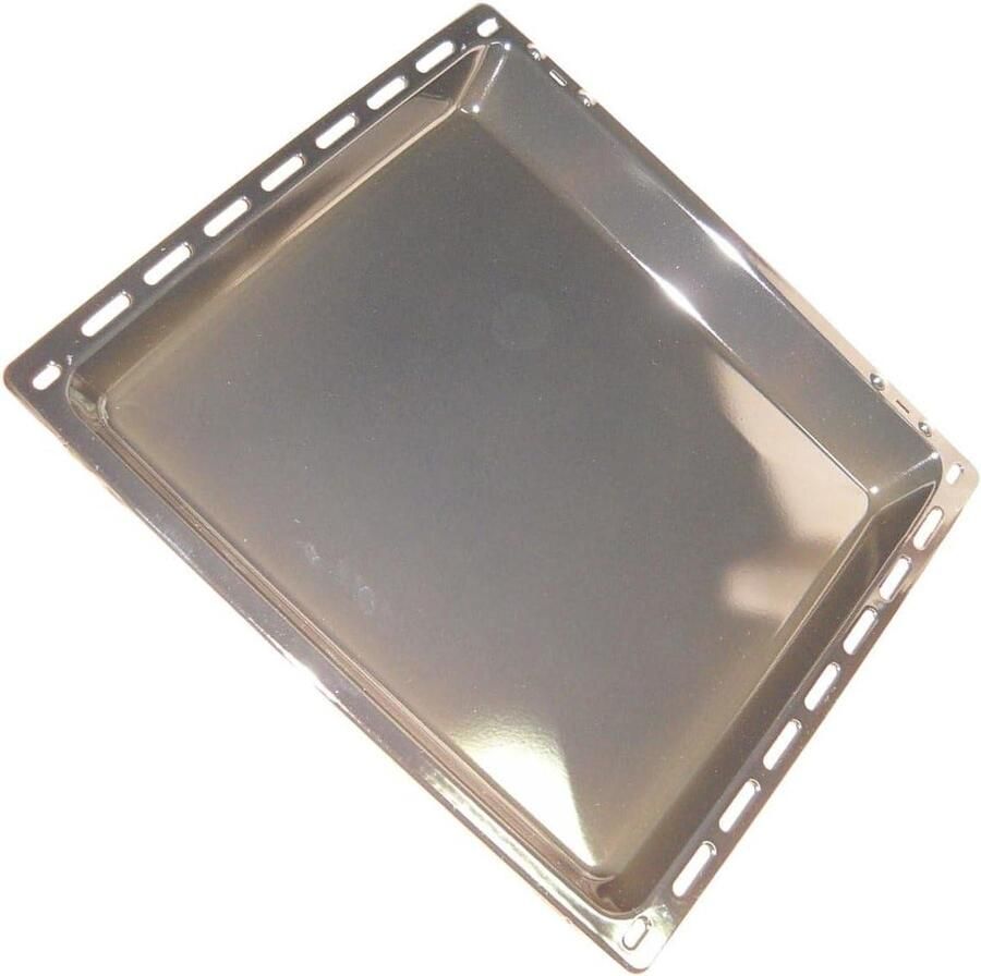 Geëmailleerde bakplaat Ovenplaat Bakken en braden Duurzaam emaille 42x37 cm Zwart