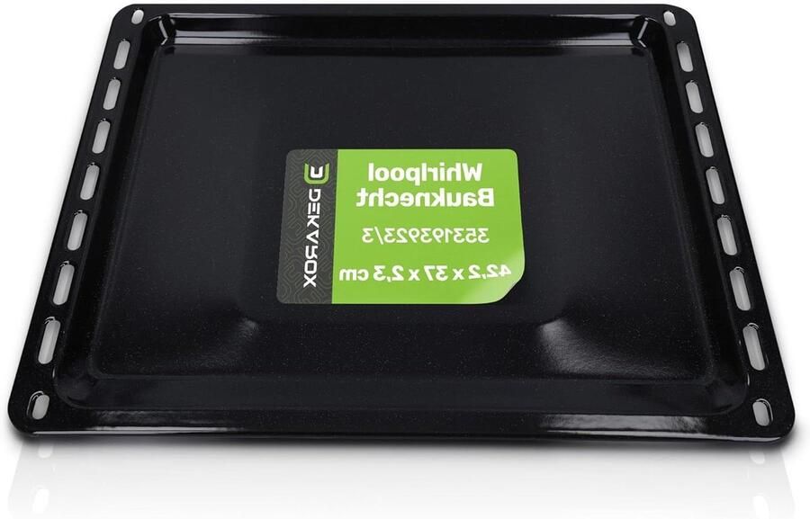 Geëmailleerde Bakplaat Ovenplaat Oven Gebruik Duurzaam Materiaal 422 x 370 mm Zilver