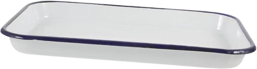 Geëmailleerde Bakplaat Ovenschaal Braadslede Heerlijk Bakken Antiaanbaklaag 35x25x4 cm Zwart