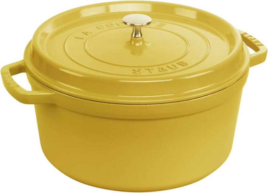 Geëmailleerde gietijzeren stoofpan 24 cm voor alle warmtebronnen