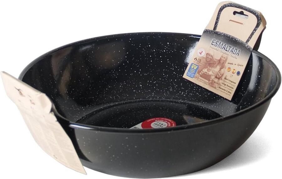 Geëmailleerde ijzeren koekenpan 38 cm hoogwaardig bakgerei voor alle kooktoepassingen