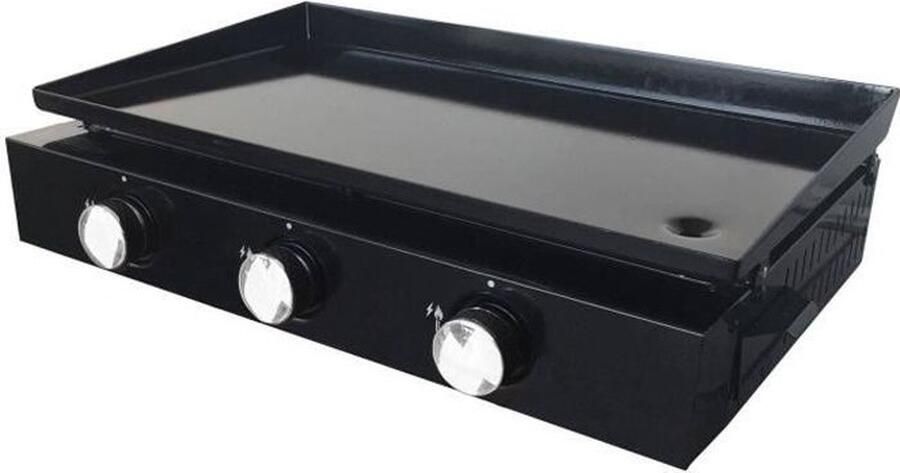 Geëmailleerde stalen gas plancha 3 branders