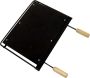 Grillplaat Bakplaat Plancha Buiten koken Geëmailleerd oppervlak 49 x 41 cm Zwart - Thumbnail 2