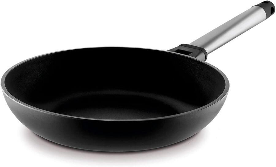 Gegoten Aluminium Braadpan met Afneembaar Stalen Handvat 20 cm Geschikt voor Gas en Keramisch