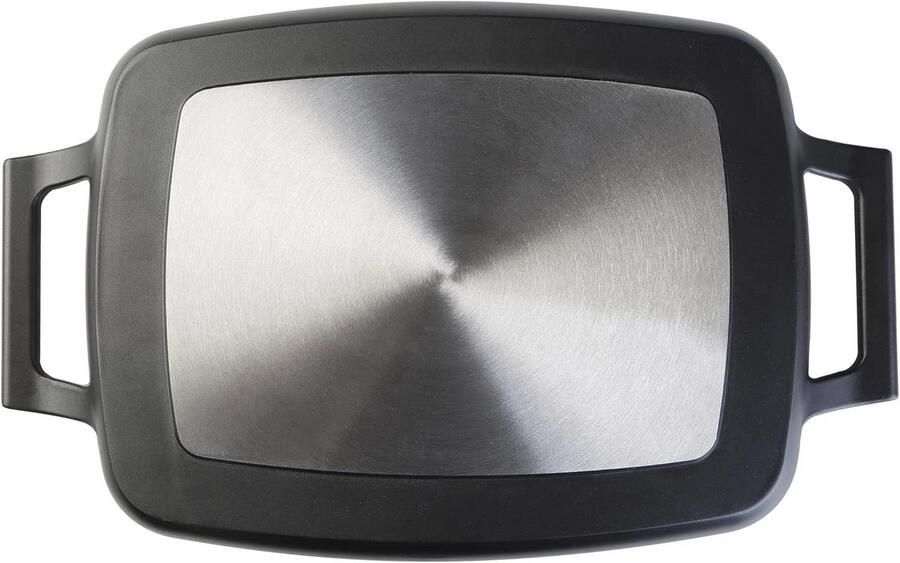 Gegoten Aluminium Grillplaat met Anti-Aanbaklaag voor Inductie Gas en Oven (47x30 cm)