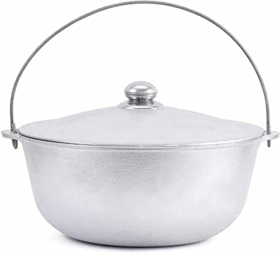 Gegoten Aluminium Kazan Multifunctionele Wok en Stoofpan voor Traditioneel Koken