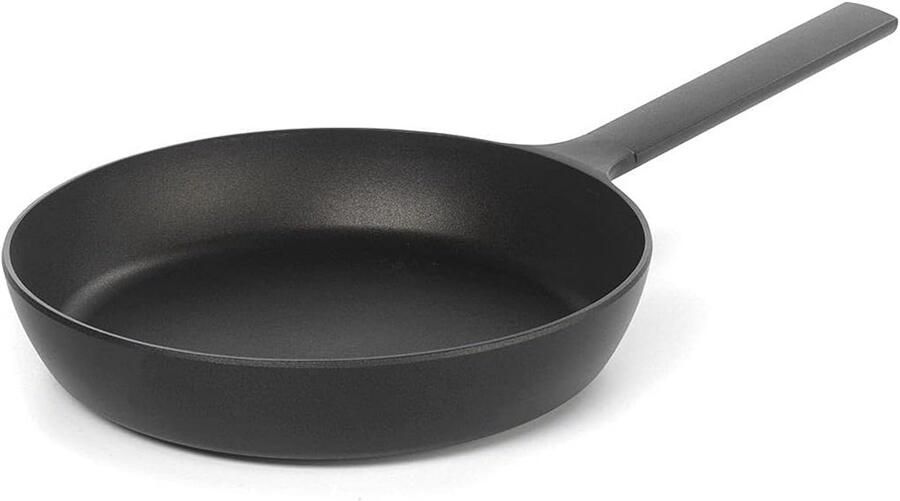 Gegoten aluminium koekenpan Antiaanbakpan Lekker koken PFOA en nikkel vrij 24 cm Zwart