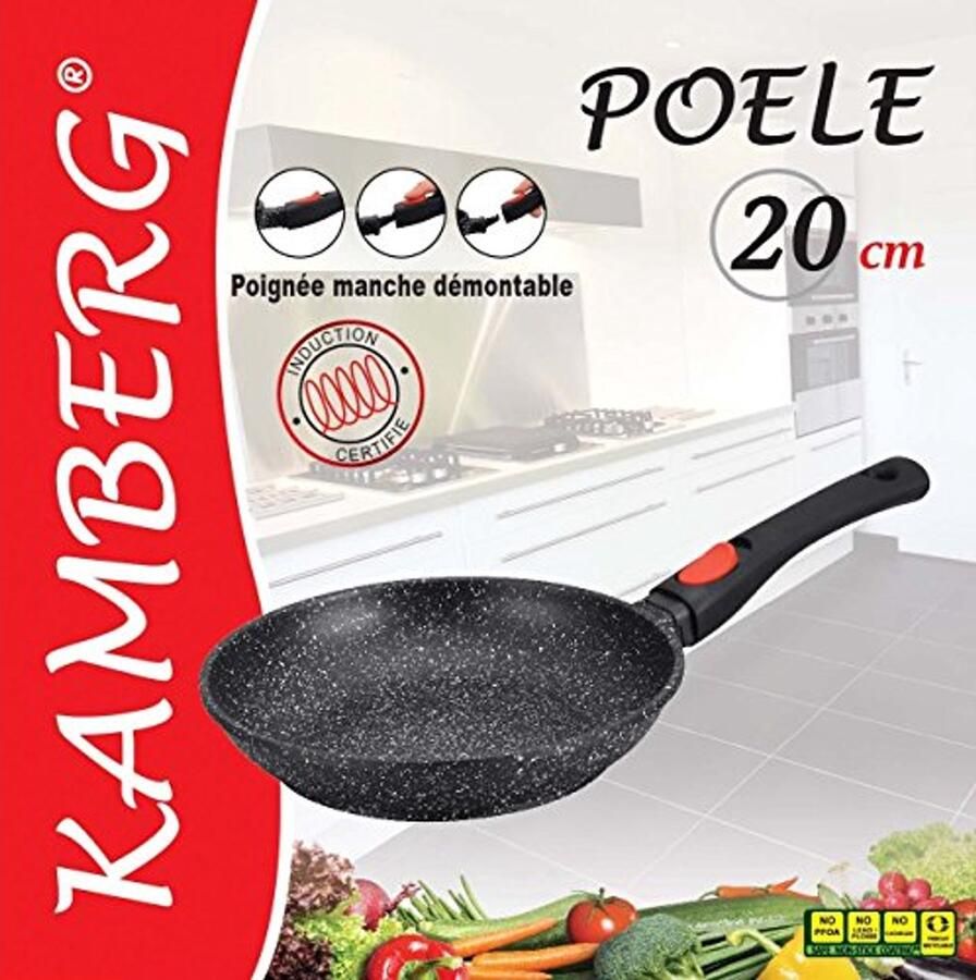 Gegoten Aluminium Pan 20 cm Ideaal voor Gezond Koken
