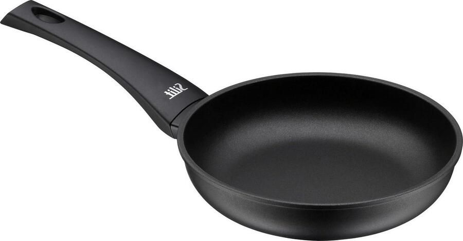 Gegoten Aluminium Pan Koekenpan Antiaanbak Vetarm Braden PFOA-Vrij Oppervlak 20 cm Diameter Zwart