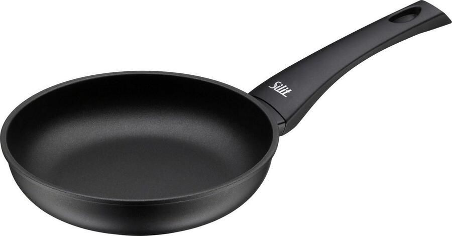 Gegoten Aluminium Pan Koekenpan Antiaanbak Vetarm Braden PFOA-Vrij Oppervlak 20 cm Diameter Zwart