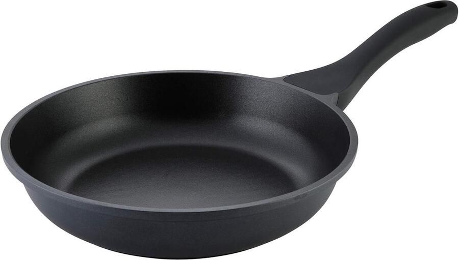 Gegoten Aluminium Pan Koekenpan Braadpan Vetarm Braden Krasbestendige Coating 20 cm Diameter Zwart