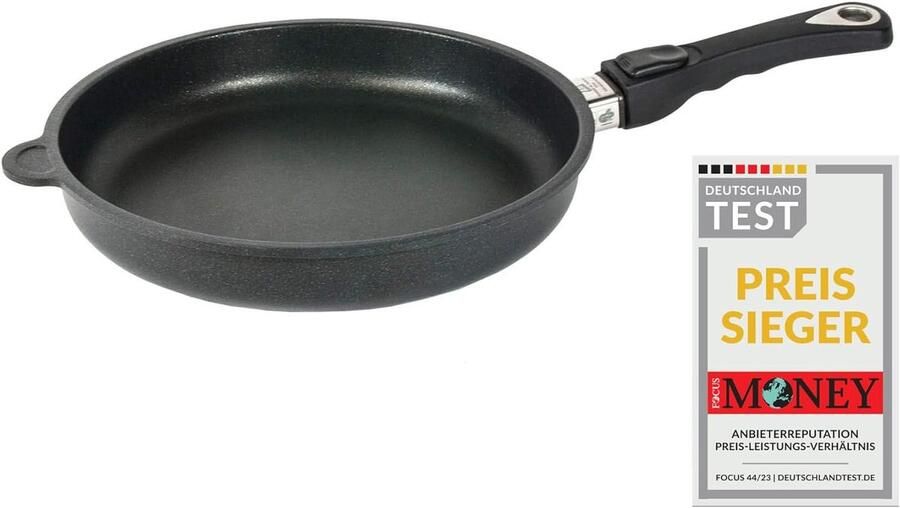 Gegoten Aluminium Pan Koekenpan Gietijzer Dagelijks Koken Afneembare Steel 20 cm Diameter Zwart