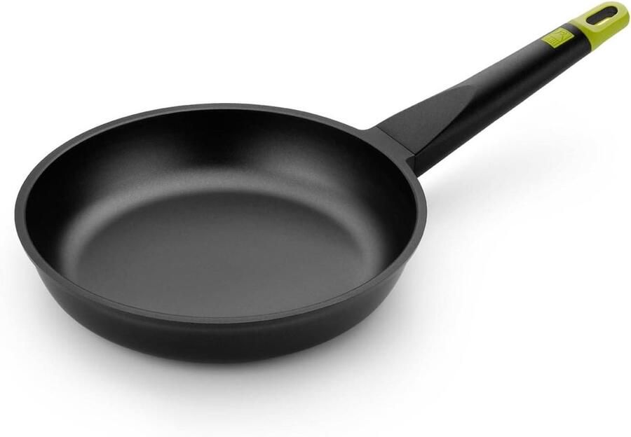 Gegoten Aluminium Pan Koekenpan Inductie Gezond Koken Antiaanbaklaag 20 cm Zwart