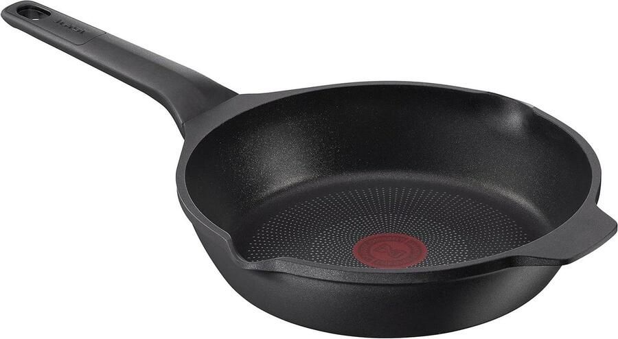 Gegoten Aluminium Pan Koekenpan Lekkere Maaltijden Bereiden Titanium Antiaanbaklaag 20 cm Zwart