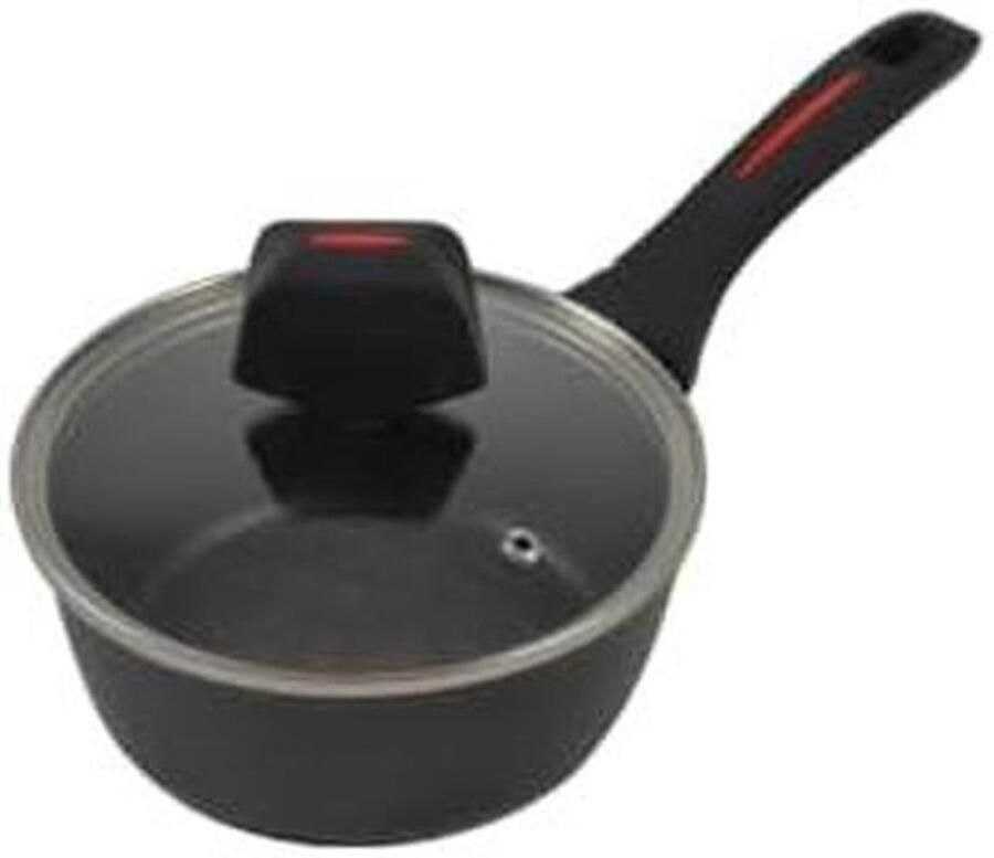Gegoten Aluminium Pan Koekenpan Marmer Koken en Bakken Marmeren Anti-aanbaklaag 20 cm Marmerkleur