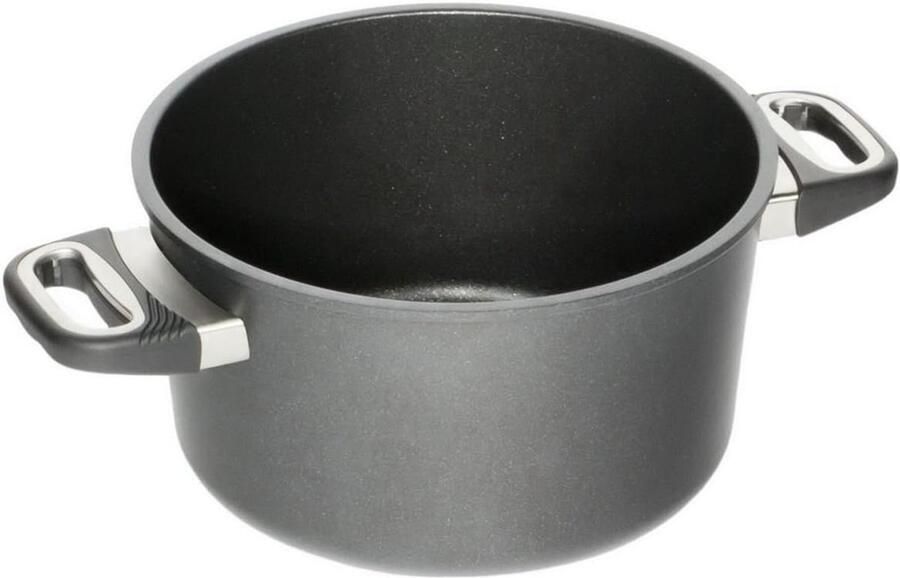 Gegoten Aluminium Pan Kookpan Inductie Dagelijks Koken Duurzaam Materiaal 24cm Diameter