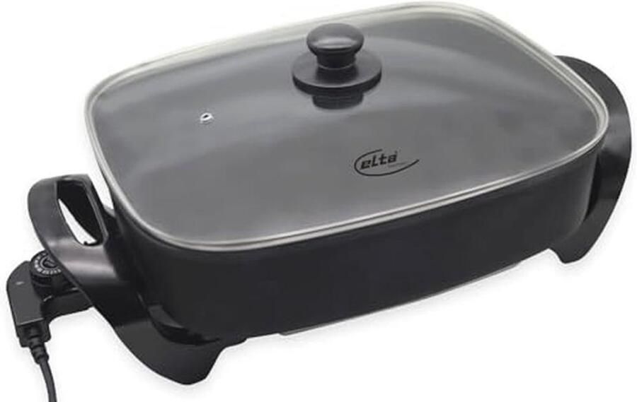 Gegoten Aluminium Partypan Elektrische Pizzapan en Braadpan voor Multifunctioneel Koken