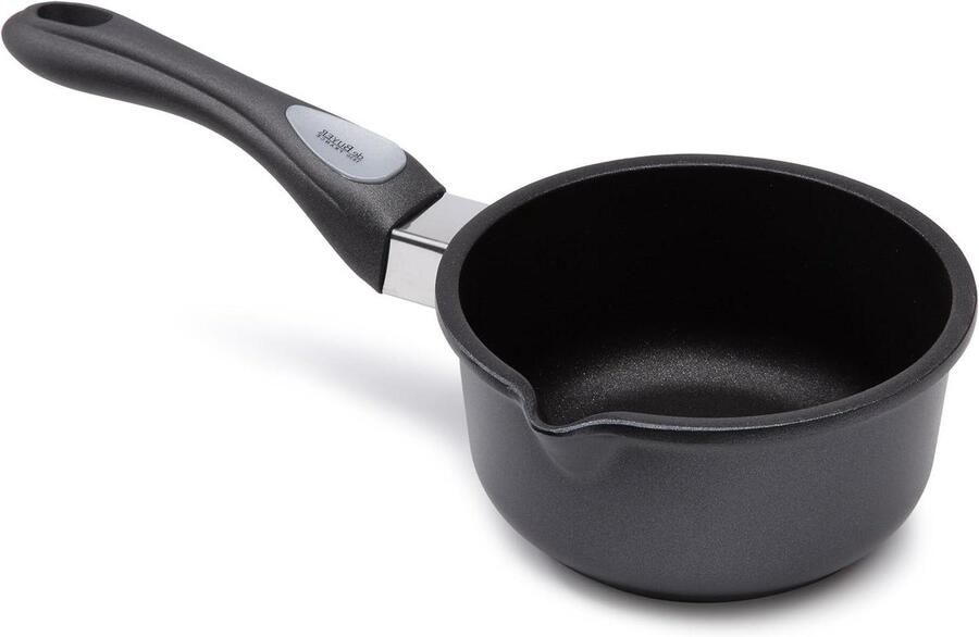 Gegoten Aluminium Steelpan Kookpan Sauspan Heerlijke Sauzen Maken Non-stick Afwerking 16 cm Zwart