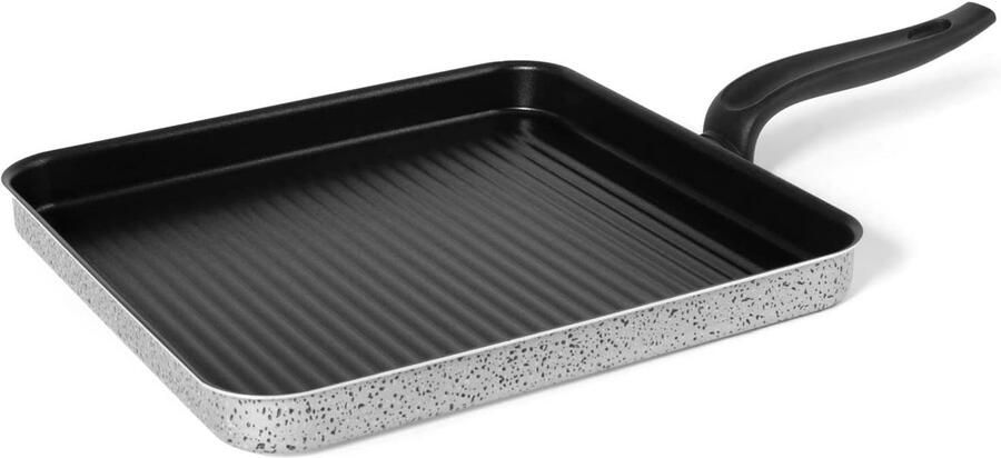 Gegroefde Grillpan 31.5 cm Aluminium met Antiaanbaklaag