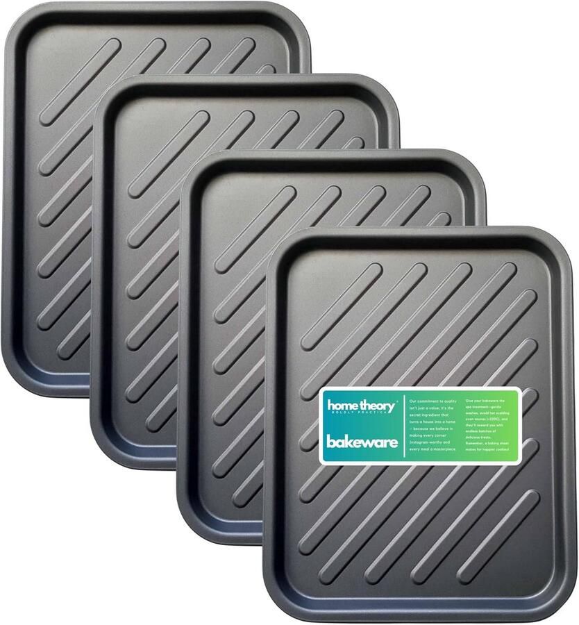 Gegroefde Plancha Stijl Bakplaat Set Non-Stick Vaatwasserbestendig 38cm