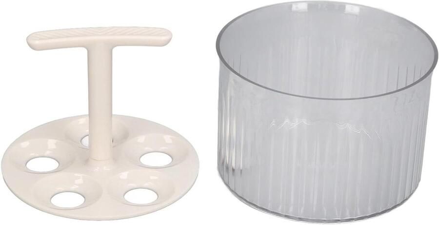 Gehaktbal Maker Keuken Hulp Snelle Maaltijd Prep Knoeivrij Werken 5 Ballen Creme Wit