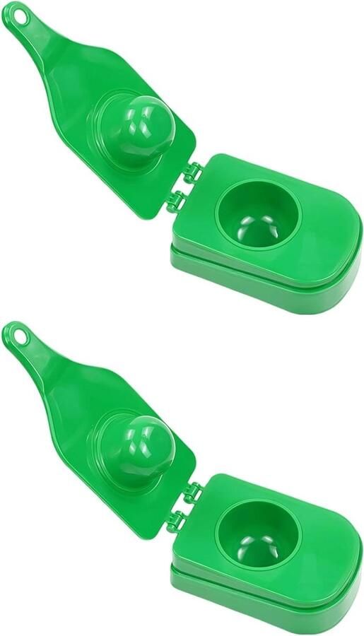 Gehaktbal Maker Vleesbal Vorm Eten Bereiden Onafhankelijk Halfrond Ontwerp 195 cm Groen