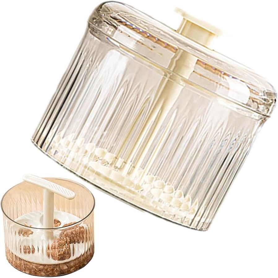 Gehaktbal Maker Vleesbal Vorm Snel Koken Maakt Vijf Ballen 12.5 x 11 cm Wit