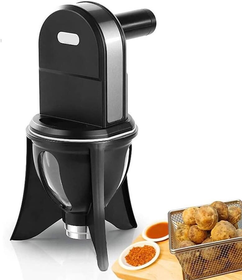 Gehaktbal Vormmachine Bal Maker Keuken Hulp 3 Ballen Tegelijk 35x25x22cm Zwart