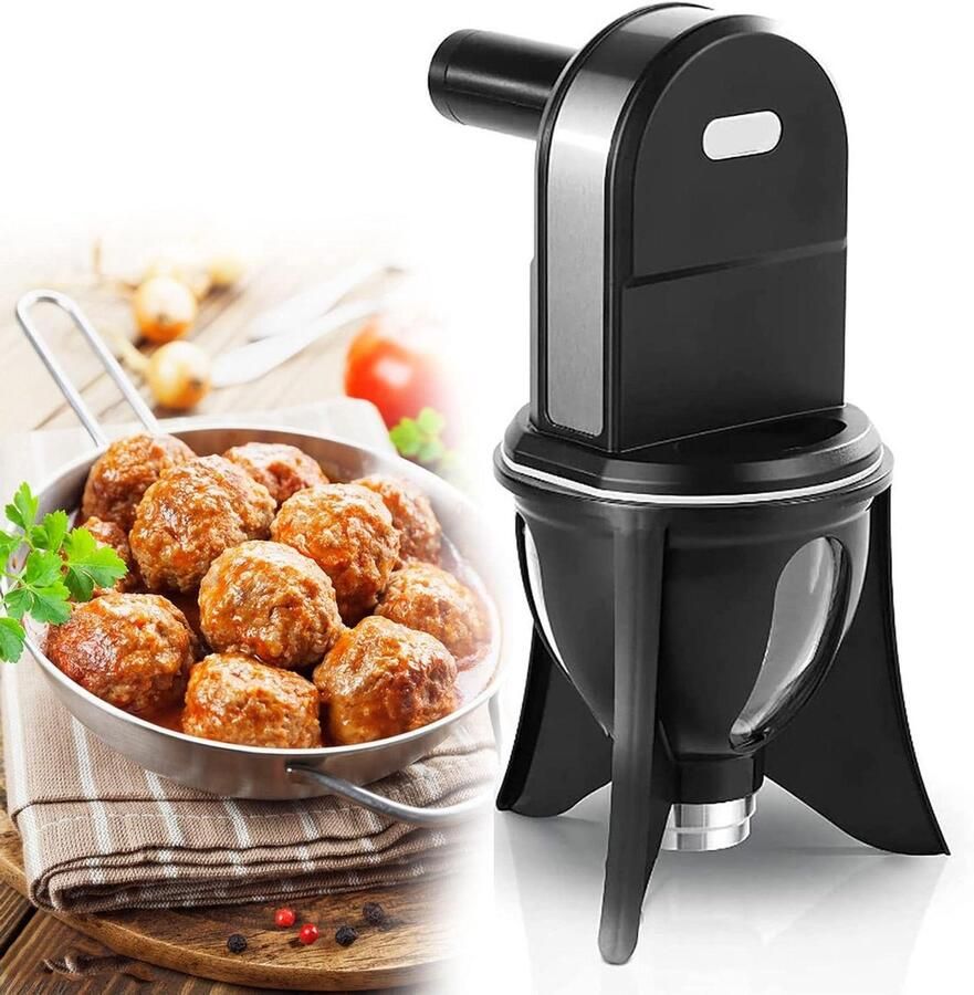 Gehaktbal Vormmachine Koken Tool Thuis Koken Automatische Ballen Maken 35x25x22cm Zwart