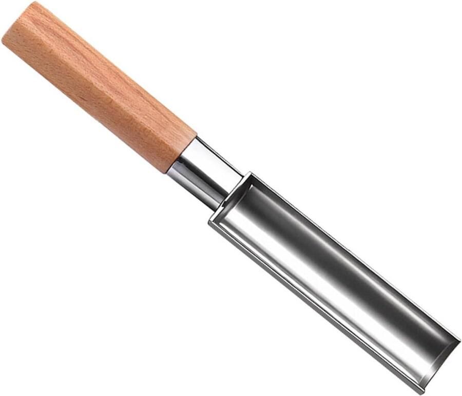 Gehaktballen Schep Köttbullar Maker Kotelet Vormer Portioneren van Vlees Roestvrij Staal 3.7 x 26.5 cm Zilverkleurig