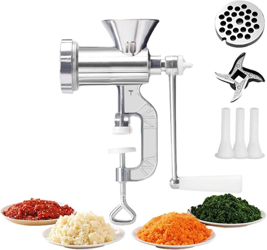 Gehaktmachine Worstenmaker Handmolen Keuken Vlees Malen Afneembaar Ontwerp Groot Forma