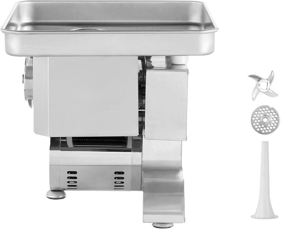 Gehaktmolen 11 Lbs Min Elektrische Molen Snijmachine En Worstvuller Roestvrij Staal voor Commercieel Gebruik