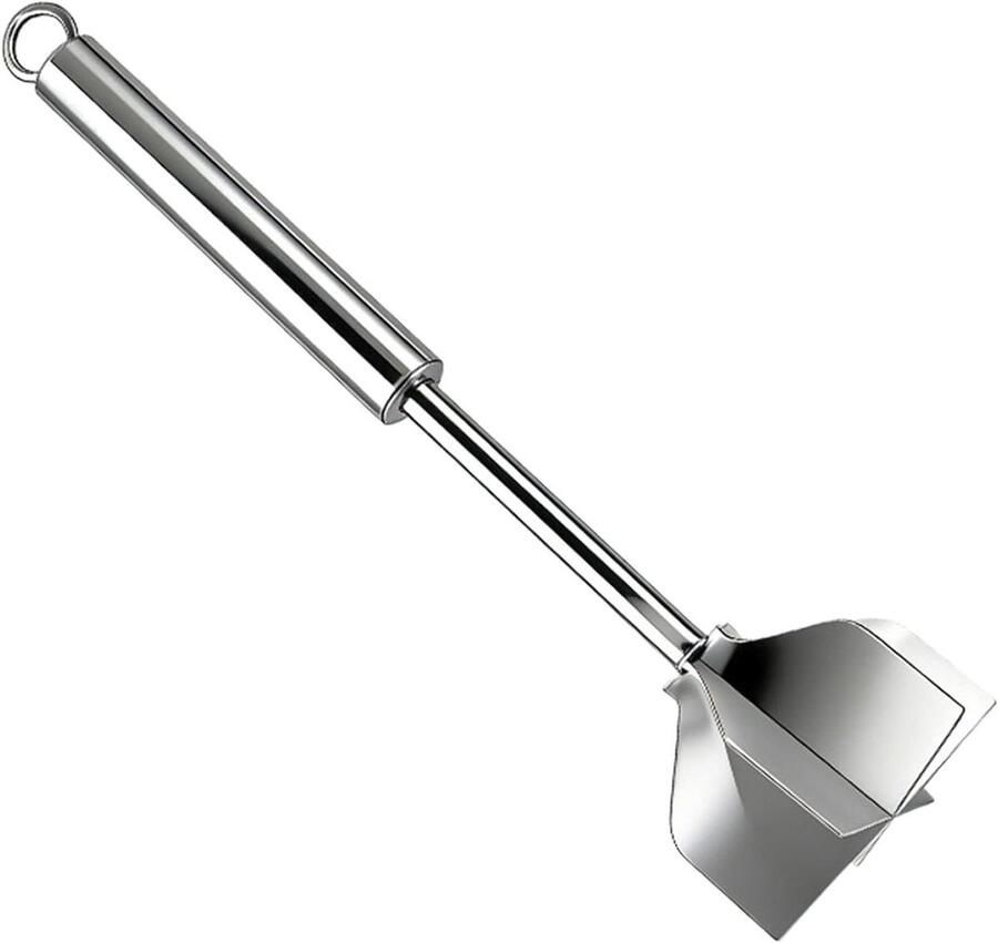 Gehaktmolen Burgerpers Vleesmolen Hamburgers Maken Roestvrijstalen Constructie 26 cm Zilver