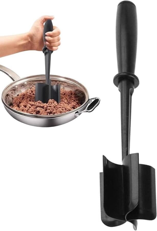 Gehaktmolen Keuken Vleesverwerker Maaltijdvoorbereiding Hygiënisch & Onderhoudsvriendelijk 28 cm Zwart